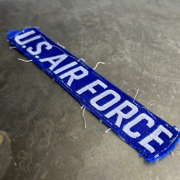 U.S. AIR FORCE blue tape patch, vintage - Picture 5 of 11